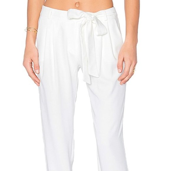 Parker Self-Belt Elliot  Pants Pearl - Picture 5 of 5